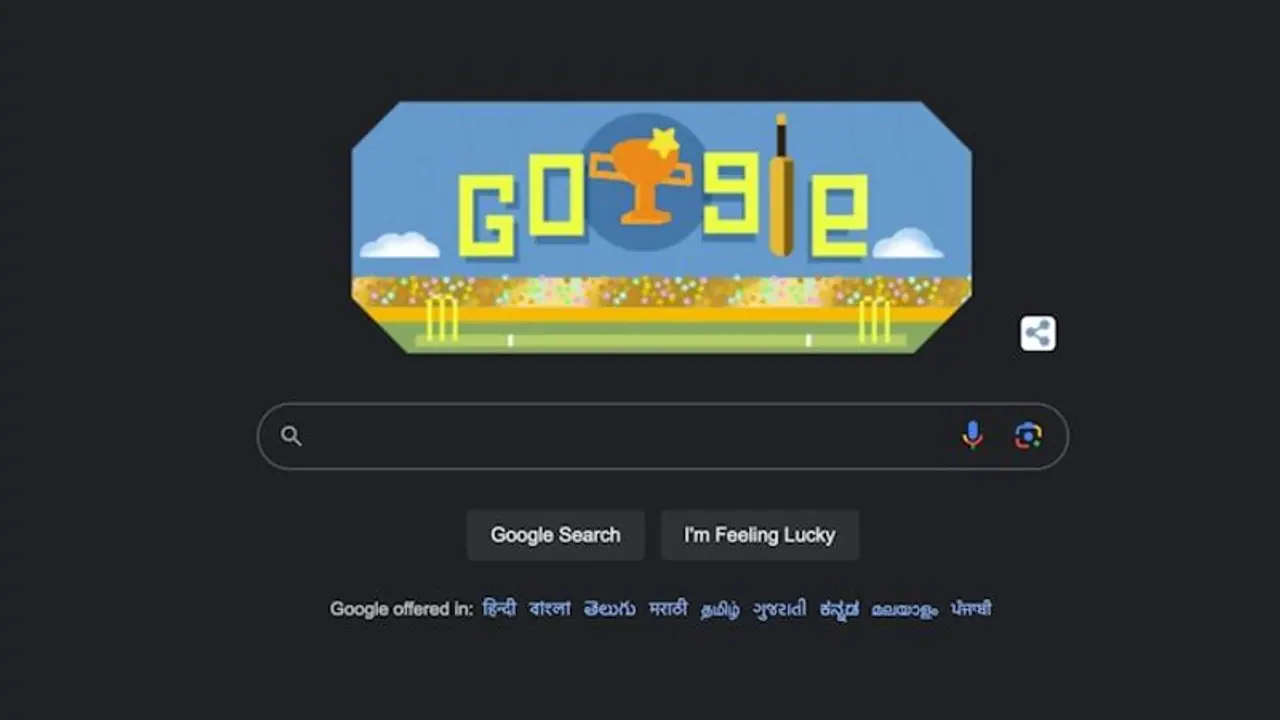 IND vs AUS in Ahmedabad: Google celebrates 2023 World Cup final with a unique doodle IND vs AUS in Ahmedabad: Google celebrates 2023 World Cup final with a unique doodle