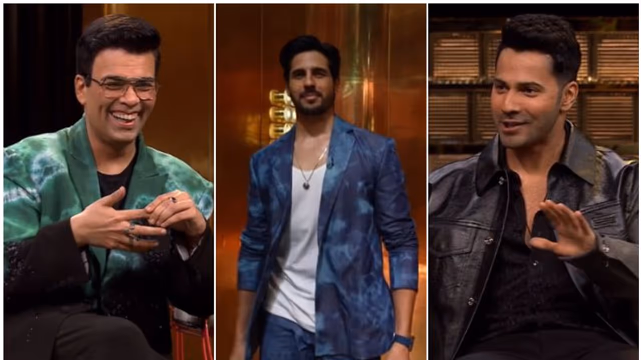 Koffee With Karan 8: Varun Dhawan labels Karan Johar 'ghar tode'; Siddharth Malhotra laughs awkwardly