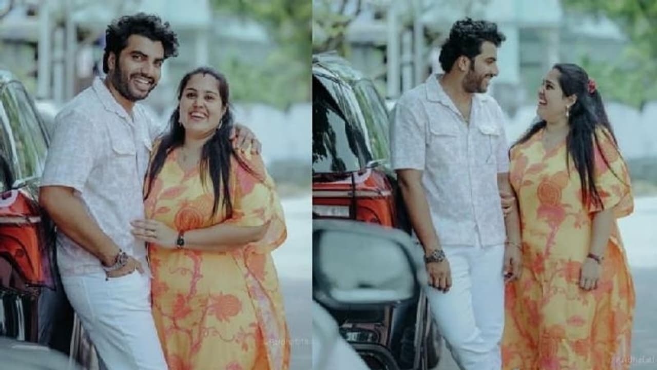 'ചിരിയോ ചിരി'യുമായി അനൂപ് കൃഷ്ണനും ഐശ്വര്യയും, വൈറലായി ചിത്രങ്ങൾ