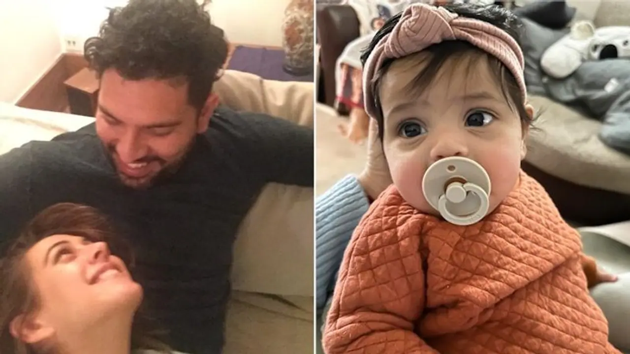 Yuvraj Singh, Hazel Keech share heartfelt note, cute photo as daughter Aura turns 4 months old; Read Yuvraj Singh, Hazel Keech share heartfelt note, cute photo as daughter Aura turns 4 months old; Read