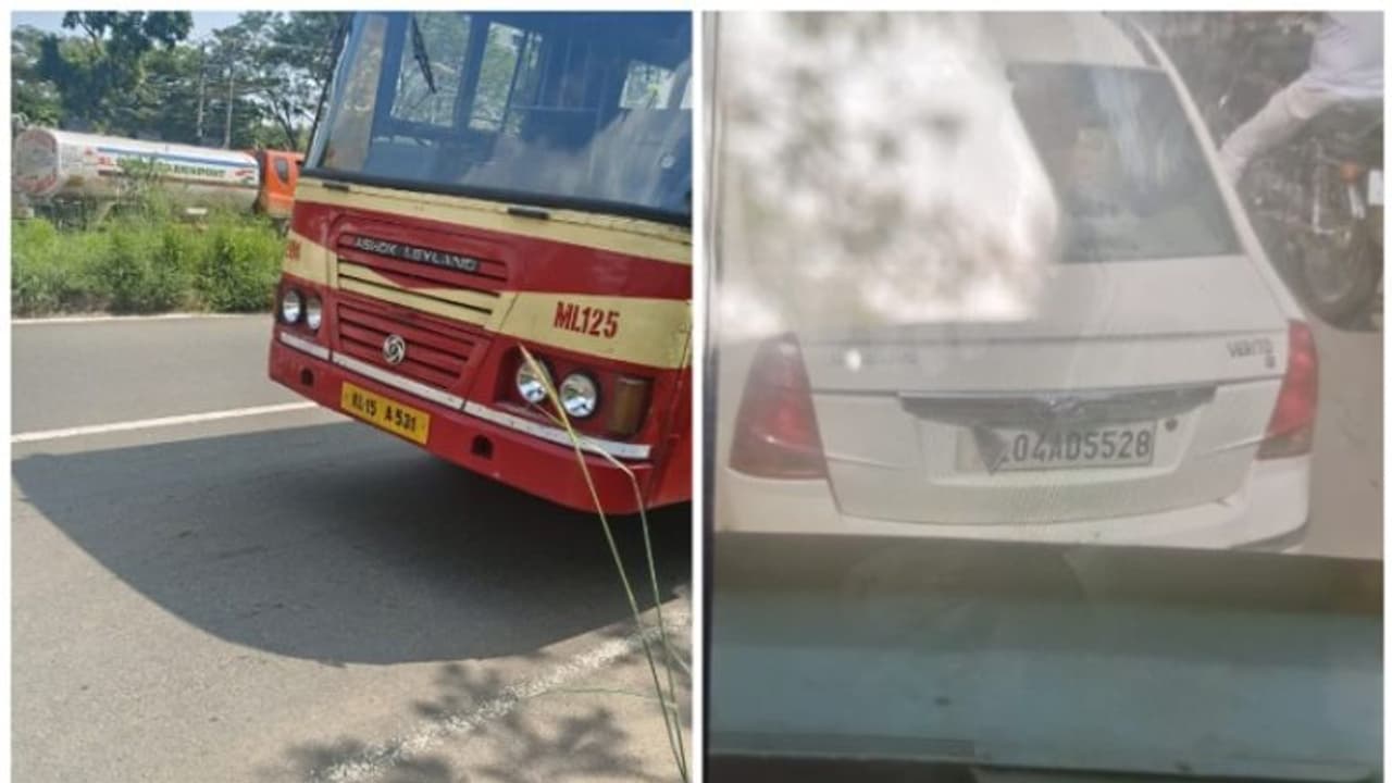 ഓവര്ടേക്ക് ചെയ്തപ്പോള് മിററിൽ തട്ടി; കാറിലെത്തിയ സ്ത്രീകൾ കെഎസ്ആർടിസി ബസിന്റെ ഹെഡ്ലൈറ്റ് അടിച്ചുതകർത്തു ഓവര്ടേക്ക് ചെയ്തപ്പോള് മിററിൽ തട്ടി; കാറിലെത്തിയ സ്ത്രീകൾ കെഎസ്ആർടിസി ബസിന്റെ ഹെഡ്ലൈറ്റ് അടിച്ചുതകർത്തു