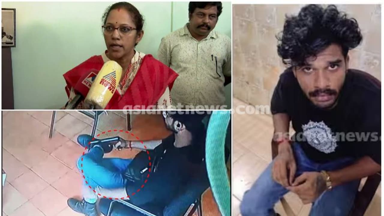 'സ്റ്റാഫ് റൂമിൽ കയറി ഭീഷണിപ്പെടുത്തി, ഭാവി നശിപ്പിച്ചെന്ന് പറഞ്ഞ് എയർ പിസ്റ്റൾ ഉപയോഗിച്ച് വെടിയുതി‍ര്‍ത്തു'