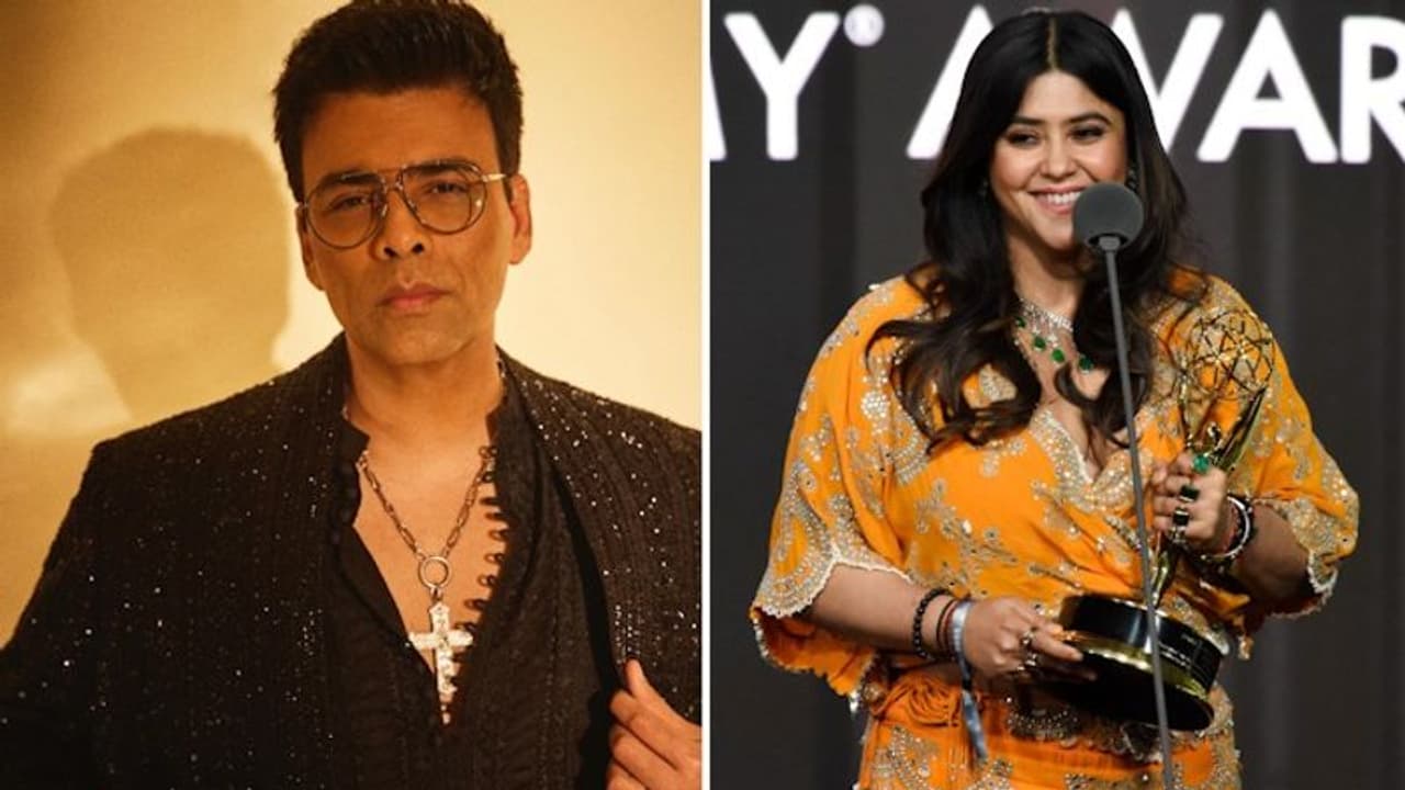 Karan Johar lauds Ekta Kapoor's Emmy acceptance speech; calls her 'trailblazer'; Read more Karan Johar lauds Ekta Kapoor's Emmy acceptance speech; calls her 'trailblazer'; Read more