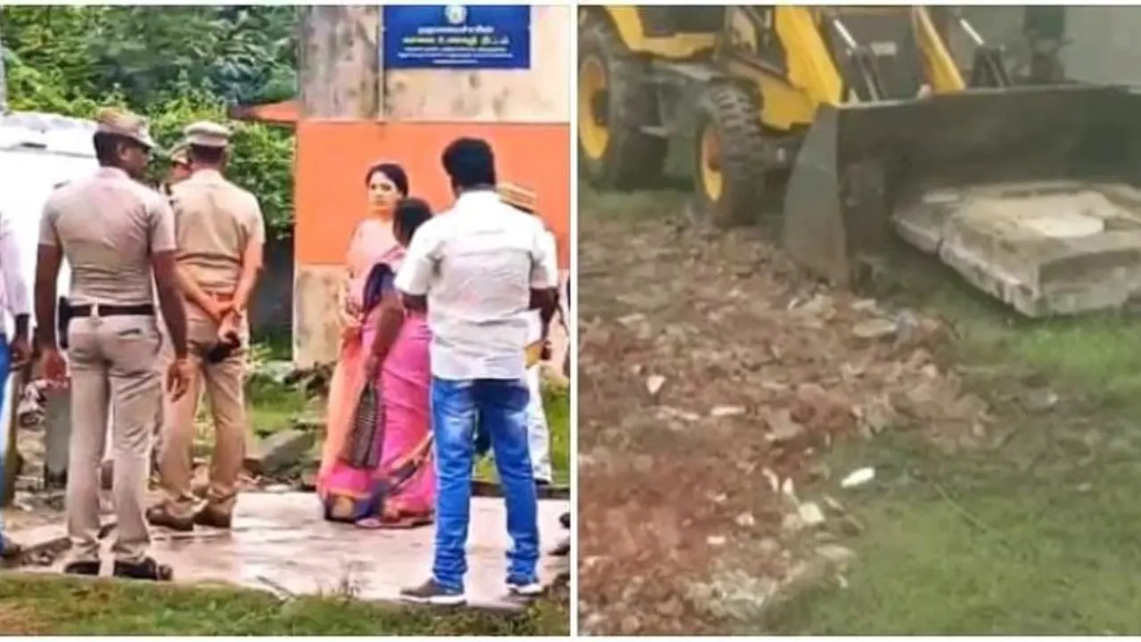 பள்ளி குடிநீர் தொட்டியில் மலம் கலந்ததா.? துர்நாற்றம் வீசியது ஏன்.? குடிநீர் தொட்டியை இடிக்க காரணம் என்ன.? 