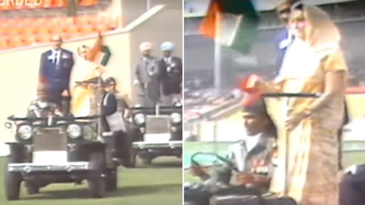 Indira Gandhi's 1982 Asian Games grand entry video resurfaces amid PM Modi's WC photo op row (WATCH)