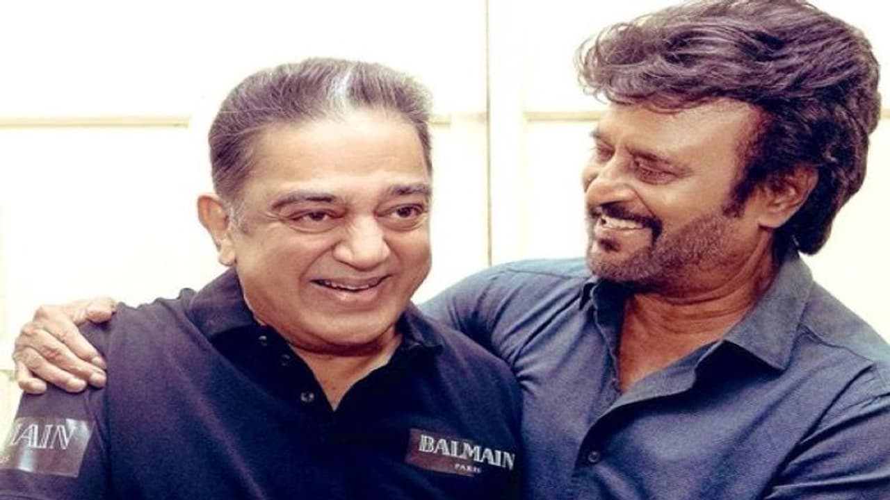 ఓకే చోట కమల్ హాసన్, రజనీకాంత్.. 21 ఏళ్ల తర్వాత మళ్లీ ఆ మూమెంట్ ఓకే చోట కమల్ హాసన్, రజనీకాంత్.. 21 ఏళ్ల తర్వాత మళ్లీ ఆ మూమెంట్