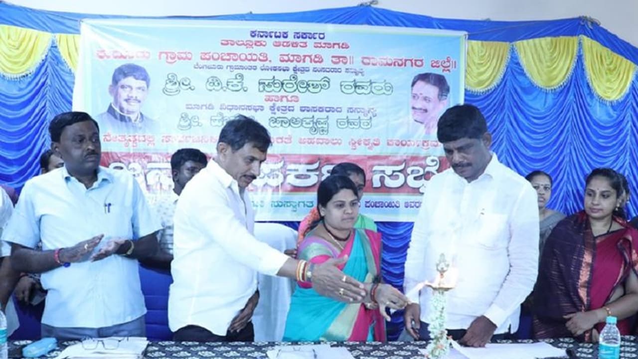 ಡಿ.ಕೆ.ಸುರೇಶ್ ಆಯ್ಕೆಯಾಗದಿದ್ದರೆ ಹೇಮಾವತಿ ಮರೀಚಿಕೆ: ಶಾಸಕ ಬಾಲಕೃಷ್ಣ