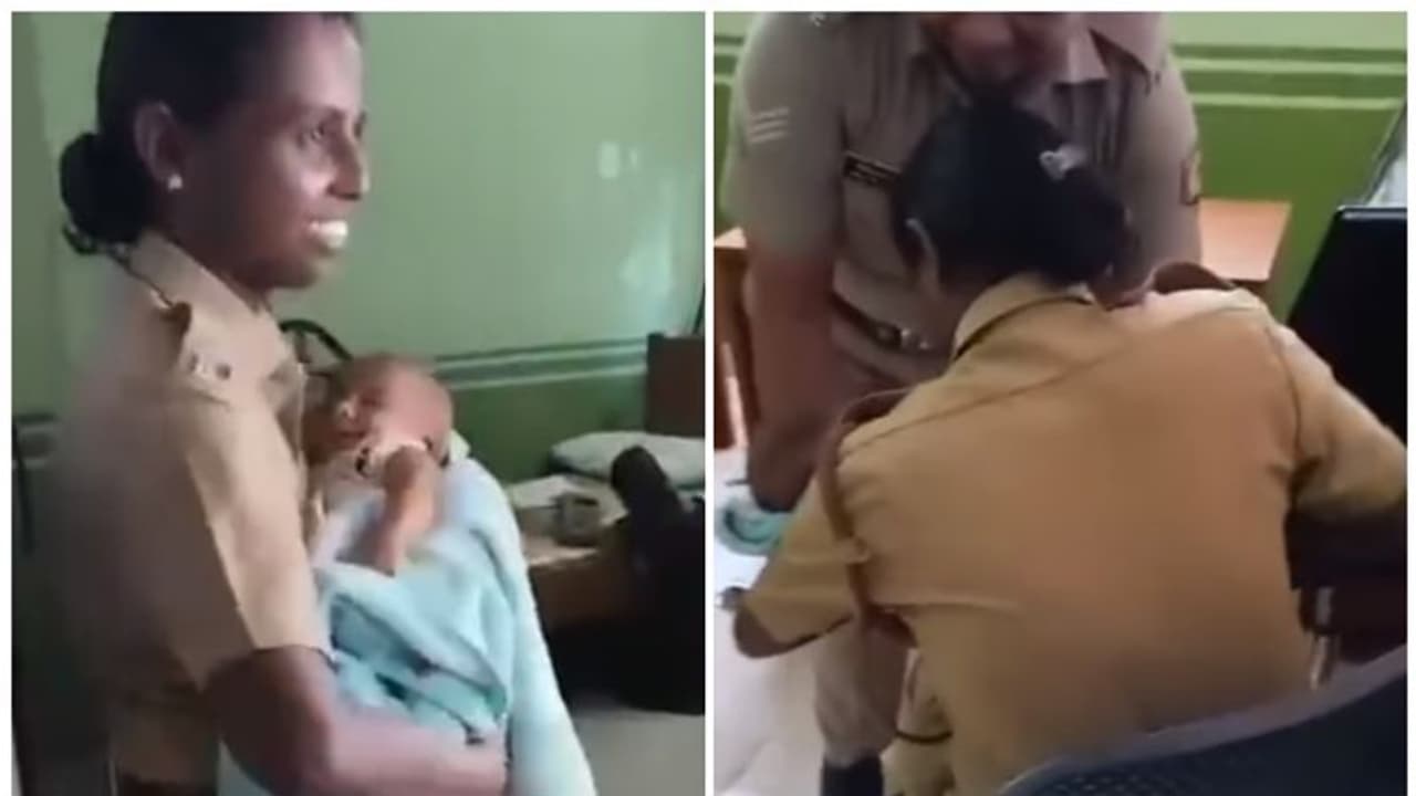 അമ്മ മനസ്, തങ്ക മനസ്..! അമ്മ ഐസിയുവിൽ, കുഞ്ഞ് സ്റ്റേഷനിൽ; മുലയൂട്ടിയത് പൊലീസുകാരി, സ്നേഹപ്രപഞ്ചമെന്ന് മന്ത്രി