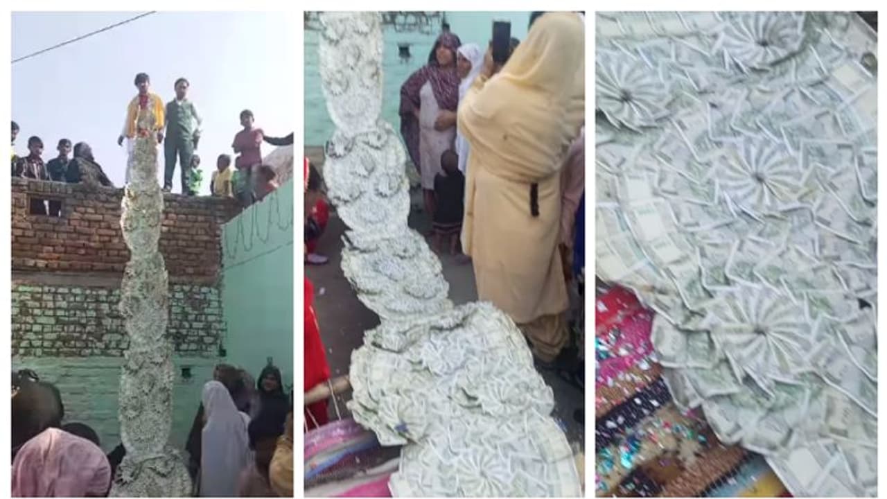 വരന് അണിഞ്ഞ 20 ലക്ഷത്തിന്റെ നോട്ട് മാല കണ്ടത് 20 ലക്ഷത്തോളം പേര്; കണ്ണ് തള്ളി സോഷ്യല് മീഡിയ ! വരന് അണിഞ്ഞ 20 ലക്ഷത്തിന്റെ നോട്ട് മാല കണ്ടത് 20 ലക്ഷത്തോളം പേര്; കണ്ണ് തള്ളി സോഷ്യല് മീഡിയ !