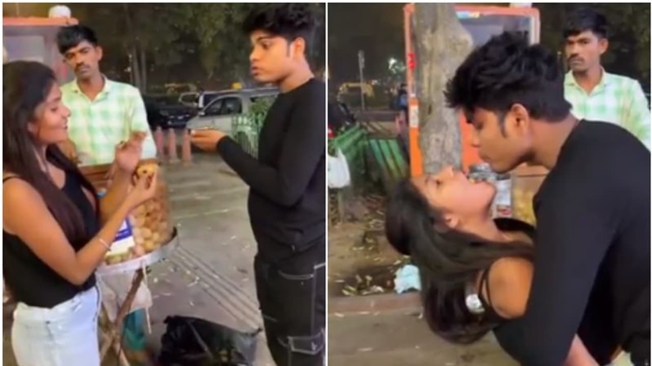 കമിതാക്കളുടെ പാനിപൂരി വീഡിയോയ്ക്ക് സോഷ്യല് മീഡിയയില് കടുത്ത ഭാഷയില് വിമര്ശനം കമിതാക്കളുടെ പാനിപൂരി വീഡിയോയ്ക്ക് സോഷ്യല് മീഡിയയില് കടുത്ത ഭാഷയില് വിമര്ശനം