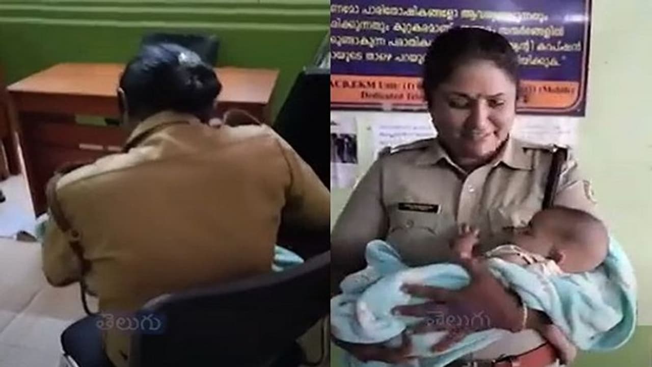 సెల్యూట్ తల్లీ.. వలస కార్మికురాలి బిడ్డకు పాలిచ్చి మానవత్వం చాటుకున్న మహిళా పోలీసు సెల్యూట్ తల్లీ.. వలస కార్మికురాలి బిడ్డకు పాలిచ్చి మానవత్వం చాటుకున్న మహిళా పోలీసు