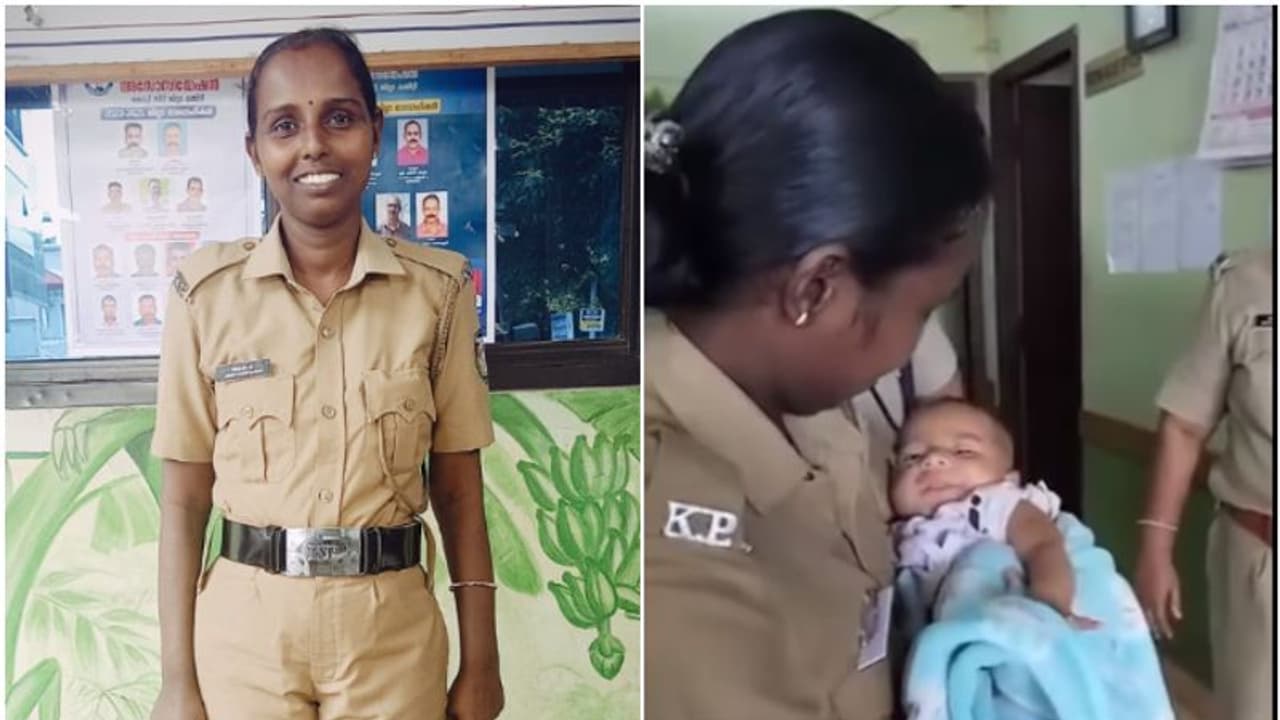 പാട്ന സ്വദേശിയുടെ കുഞ്ഞിനെ മുലയൂട്ടി കൊച്ചിയിലെ പൊലീസുകാരി; അഭിനന്ദനവുമായി മന്ത്രി പാട്ന സ്വദേശിയുടെ കുഞ്ഞിനെ മുലയൂട്ടി കൊച്ചിയിലെ പൊലീസുകാരി; അഭിനന്ദനവുമായി മന്ത്രി