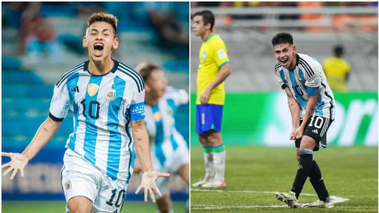 അണ്ടര് 17 ലോകകപ്പിലും ബ്രസീലിനെ തീര്ത്ത് അര്ജന്റീന സെമിയില്; ഹാട്രിക്കോടെ വരവറിയിച്ച് എച്ചേവെറി അണ്ടര് 17 ലോകകപ്പിലും ബ്രസീലിനെ തീര്ത്ത് അര്ജന്റീന സെമിയില്; ഹാട്രിക്കോടെ വരവറിയിച്ച് എച്ചേവെറി