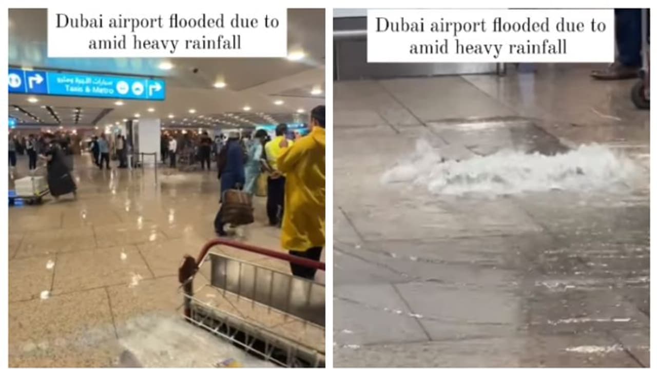 അതിശക്തമായ മഴ; ദുബൈ വിമാനത്താവളത്തില് വെള്ളം കയറുന്ന വീഡിയോ വൈറല് ! അതിശക്തമായ മഴ; ദുബൈ വിമാനത്താവളത്തില് വെള്ളം കയറുന്ന വീഡിയോ വൈറല് !