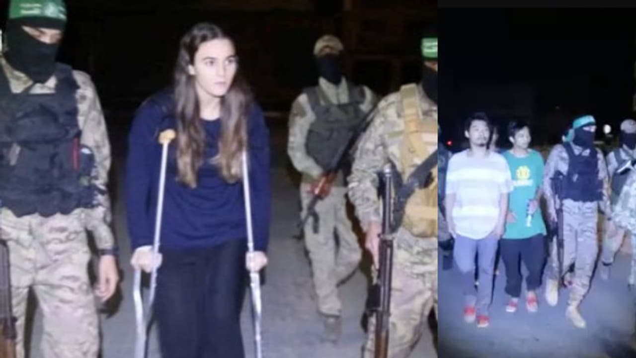 ഗാസയിലേക്ക് സഹായം വൈകിയാൽ ബന്ദികളുടെ മോചനവും വൈകുമെന്ന് ഹമാസ്, ഇസ്രയേലികളടക്കം 17 പേരെ കൂടി മോചിപ്പിച്ചു