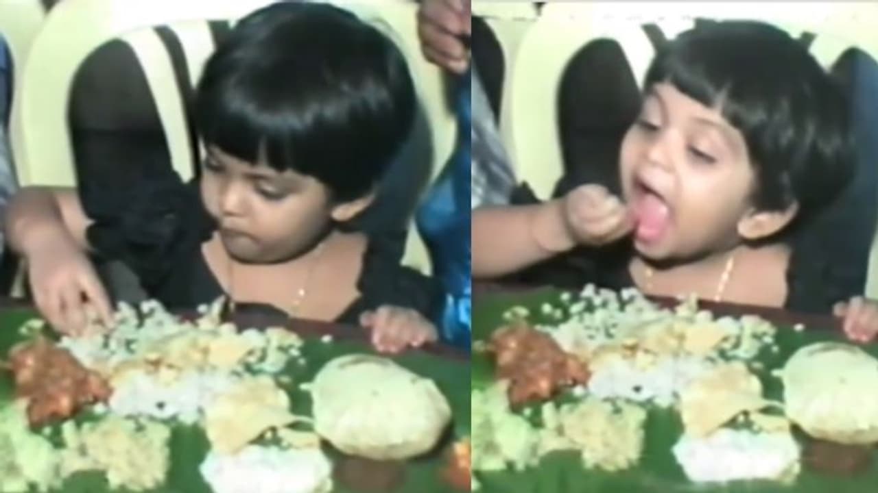 വർഷം 1998 ഓഗസ്റ്റ് 3, പ്രായം രണ്ടര; കുഞ്ഞി കൈകളിൽ സദ്യ വാരി കഴിക്കുന്ന ആളെ മനസിലായോ ? 