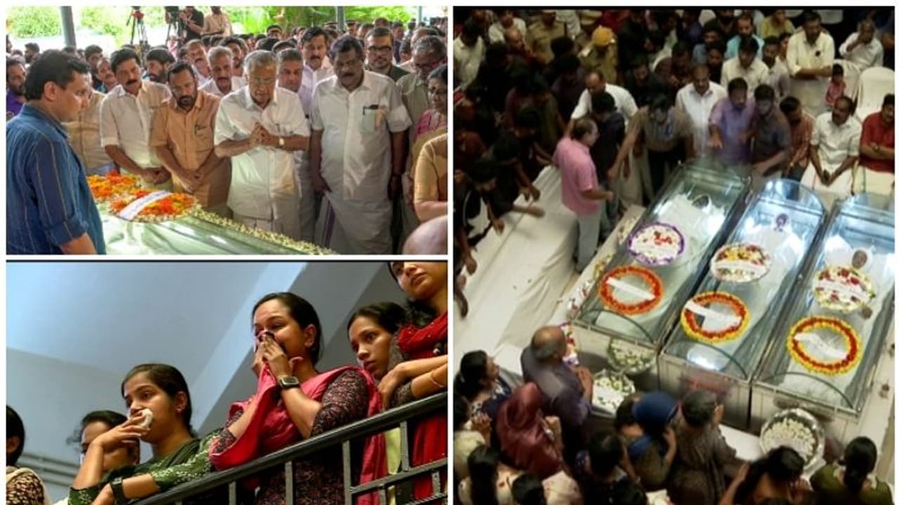 കുസാറ്റിൽ യാത്രാമൊഴി, ആൽബിനും അതുലിനും കണ്ണീരണിഞ്ഞ സംസ്കാരം;കോഴിക്കോട് സാറക്ക് അന്ത്യാജ്ഞലിയുമായി മുഖ്യമന്ത്രി കുസാറ്റിൽ യാത്രാമൊഴി, ആൽബിനും അതുലിനും കണ്ണീരണിഞ്ഞ സംസ്കാരം;കോഴിക്കോട് സാറക്ക് അന്ത്യാജ്ഞലിയുമായി മുഖ്യമന്ത്രി