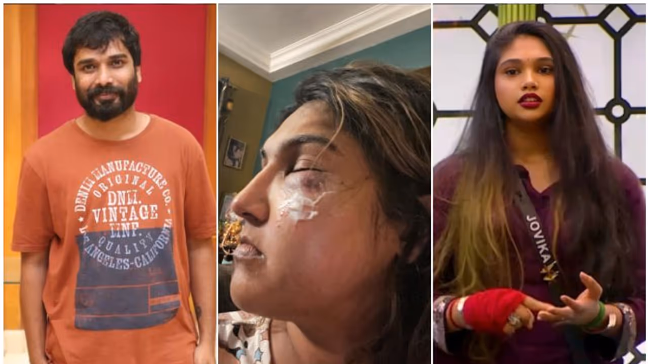 Bigg Boss Tamil 7: Vanitha Vijaykumar reveals alleged attack by Pradeep Antony supporter; shares photo Bigg Boss Tamil 7: Vanitha Vijaykumar reveals alleged attack by Pradeep Antony supporter; shares photo