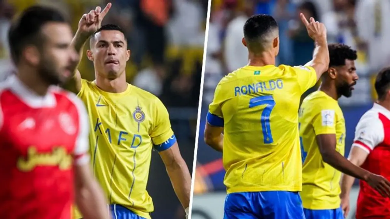 Cristiano Ronaldo persuades referee to reverse penalty decision in Al Nassr's AFC Champions League match
