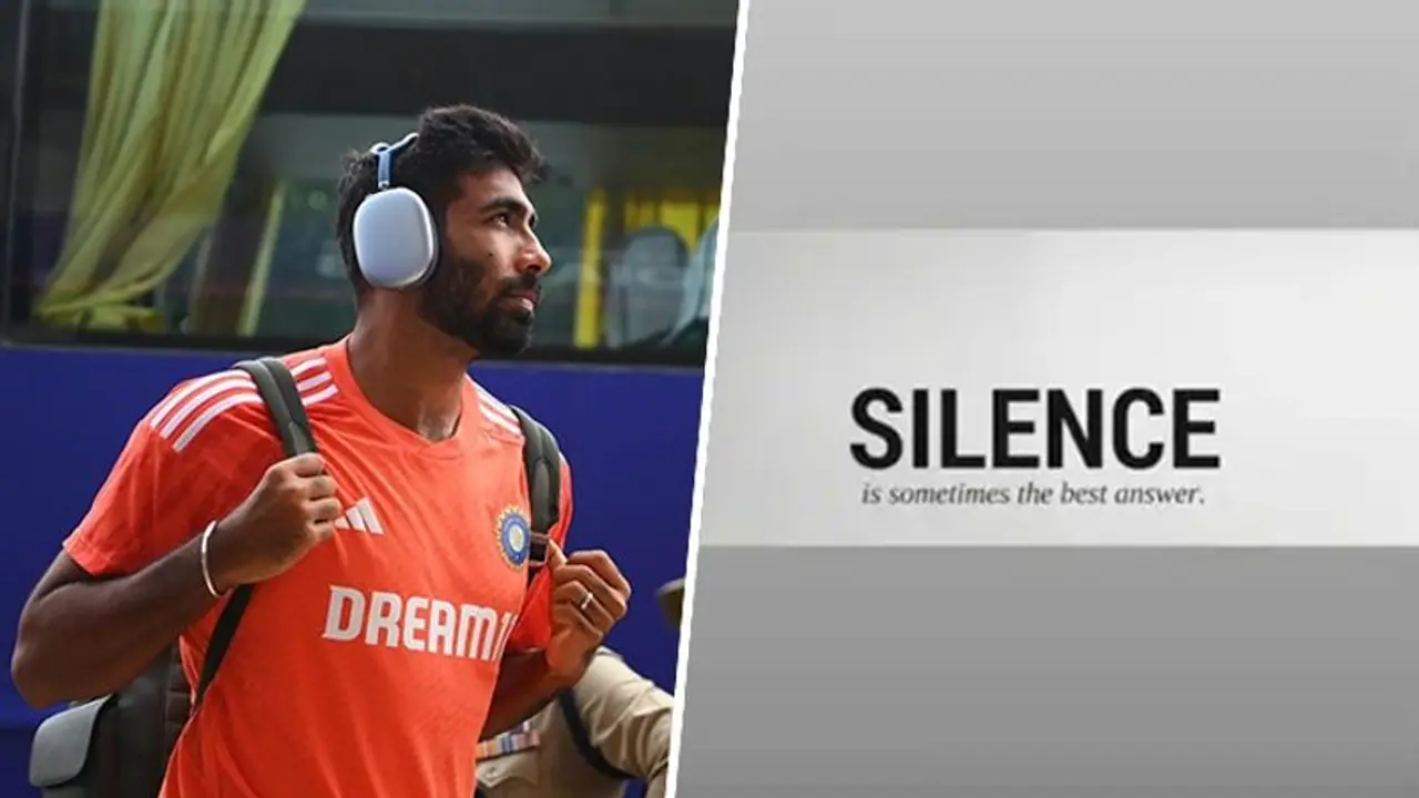 'Silence is sometimes...': Jasprit Bumrah's cryptic post keeps fans guessing