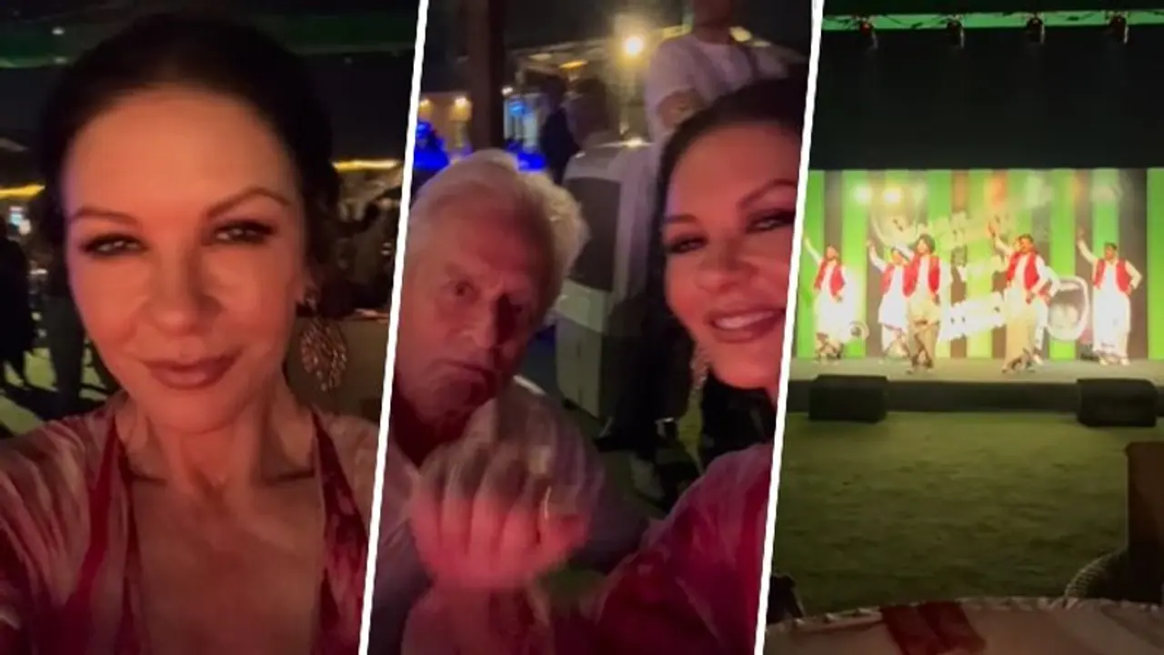 IFFI 2023: Michael Doughlas and wife Catherine Zeta Jones groove to Diljit Dosanjh at Goa IFFI 2023: Michael Doughlas and wife Catherine Zeta Jones groove to Diljit Dosanjh at Goa