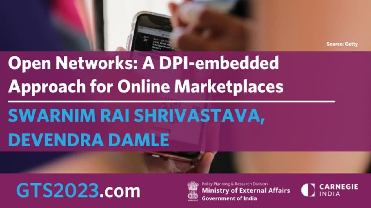 Open Networks : ஆன்லைன் மார்க்கெட்கான DPI உடன் இணைக்கப்பட்ட அணுகுமுறை!