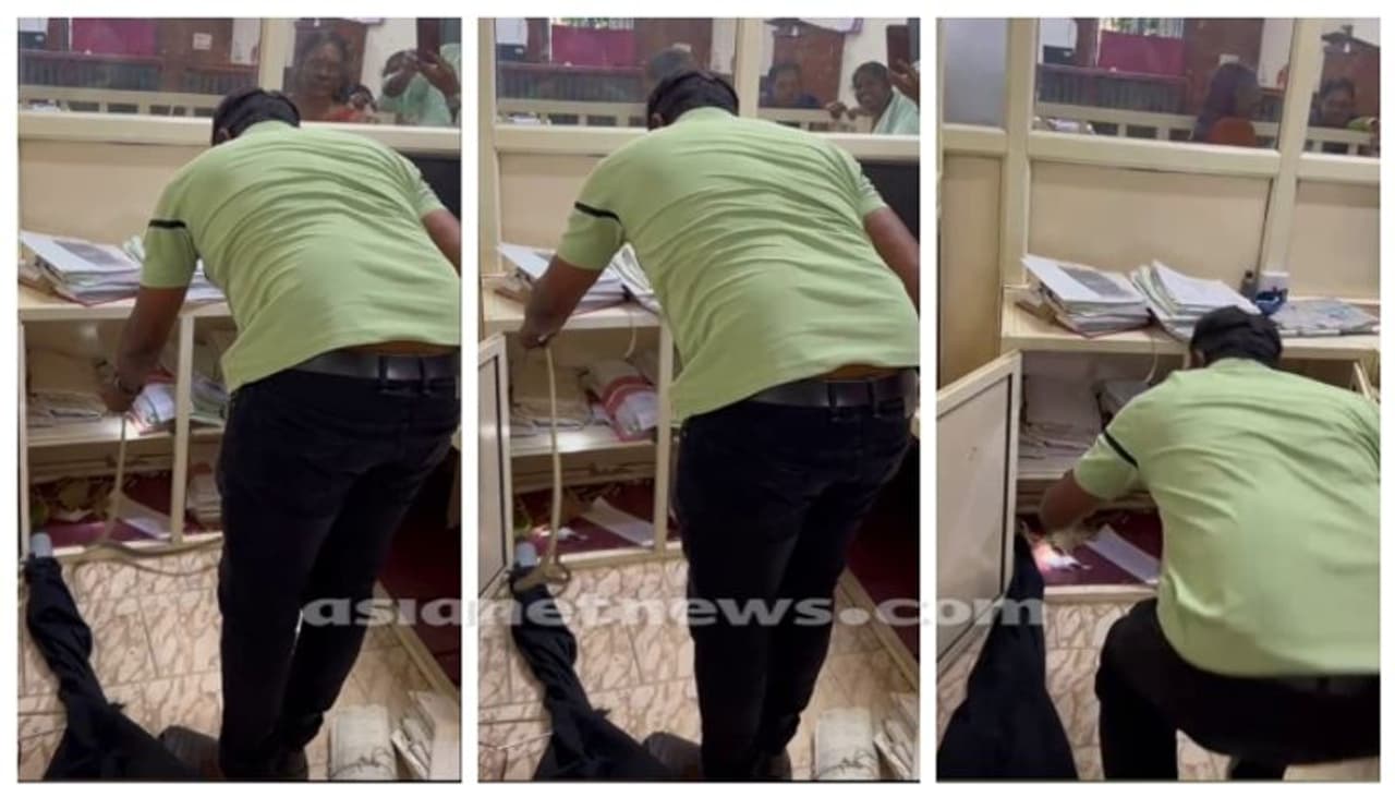 തൃശൂർ കോടതി നടപടികൾ തടസപ്പെടുത്തി 'പാമ്പ്‌', കണ്ടെത്തിയത് ക്യാബിനുളളിൽ 