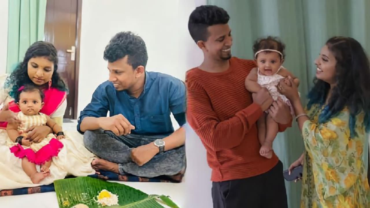 കുഞ്ഞിൻറെ ചോറൂണ് ഗംഭീരമാക്കി ഗായിക ആതിര മുരളി