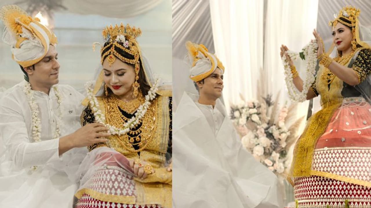 നടന് രൺദീപ് ഹൂഡയ്ക്കും നടി ലിൻ ലൈഷ്റാമിനും മണിപ്പൂര് രീതിയില് വിവാഹം നടന് രൺദീപ് ഹൂഡയ്ക്കും നടി ലിൻ ലൈഷ്റാമിനും മണിപ്പൂര് രീതിയില് വിവാഹം