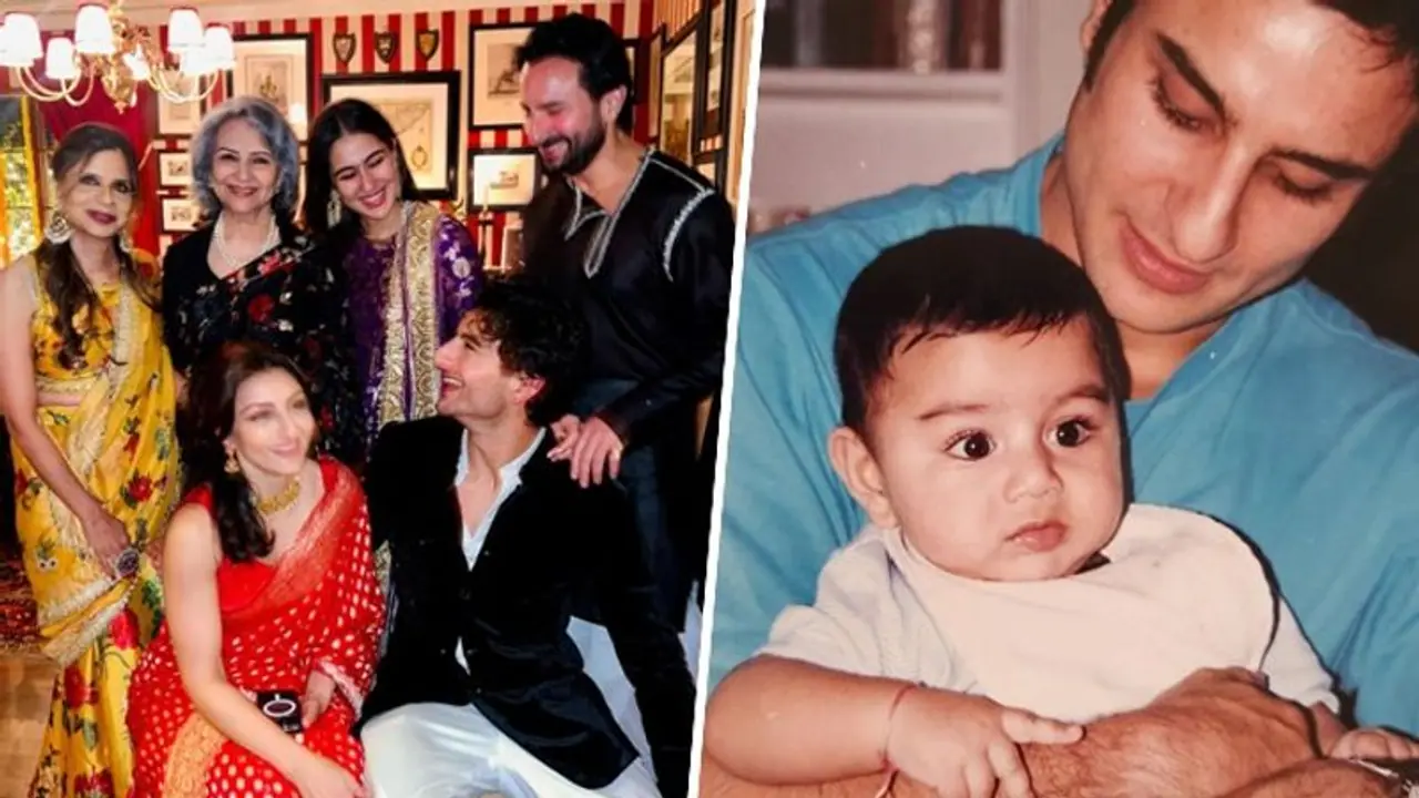 Saba Ali Khan shares heartwarming, throwback pictures of Saif Ali Khan, baby Ibrahim [Photos]