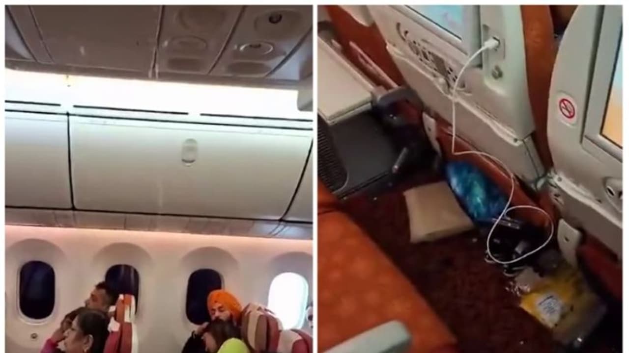 മുകളിൽ നിന്ന് മഴപോലെ വെള്ളം; എയർ ഇന്ത്യ വിമാനത്തിലെ വീഡിയോ പങ്കുവെച്ച് യാത്രക്കാരൻ, കമ്പനിയുടെ ക്ഷമാപണവും മുകളിൽ നിന്ന് മഴപോലെ വെള്ളം; എയർ ഇന്ത്യ വിമാനത്തിലെ വീഡിയോ പങ്കുവെച്ച് യാത്രക്കാരൻ, കമ്പനിയുടെ ക്ഷമാപണവും