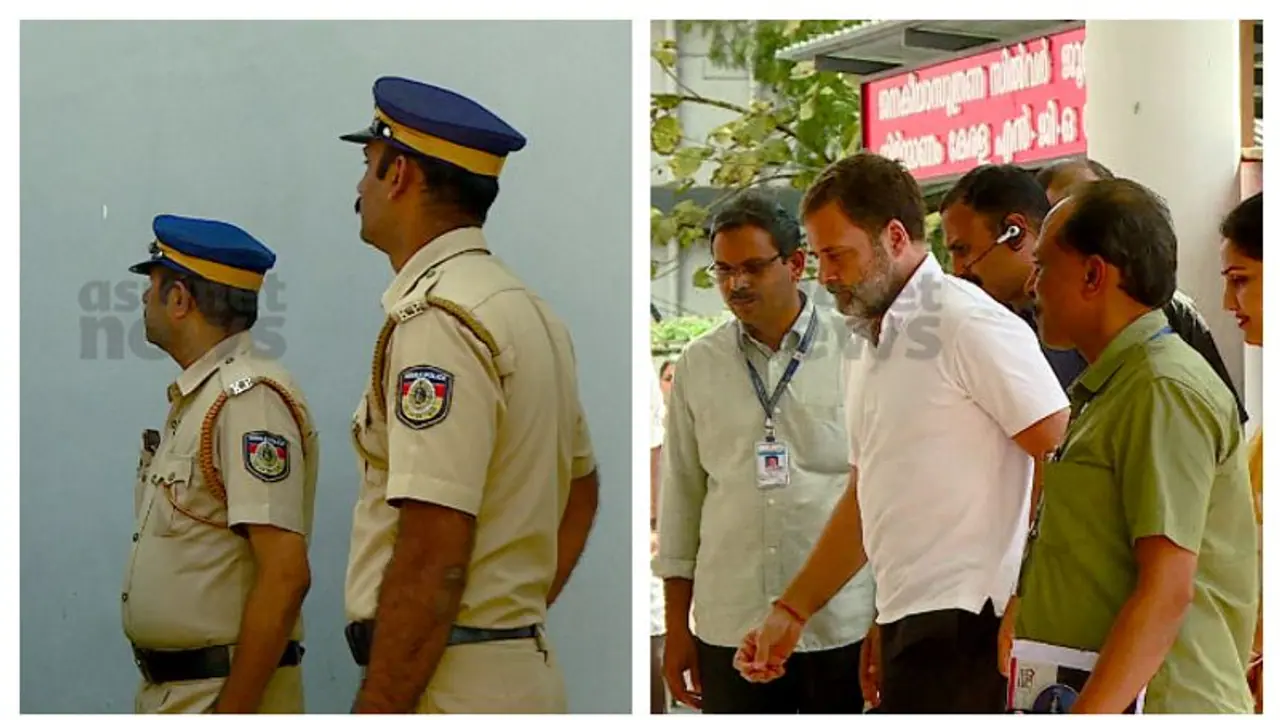 Kerala: 40 policemen assigned to guard Rahul Gandhi for 50 hours