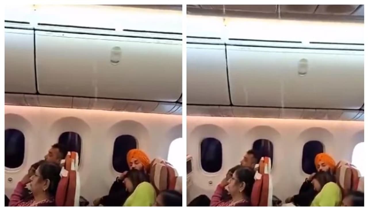 'മഴ നനഞ്ഞ് ഒരു വിമാനയാത്ര...': ചോര്‍ന്നൊലിക്കുന്ന എയര്‍ ഇന്ത്യന്‍ വിമാനത്തിലെ ഒരു യാത്ര; വൈറലായി വീഡിയോ !