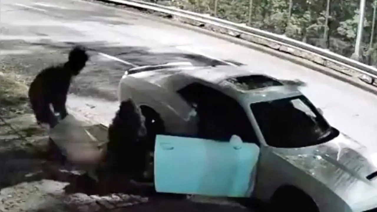 US man caught on camera dumping pregnant girlfriend's body on highway in 2020 sentenced for murder