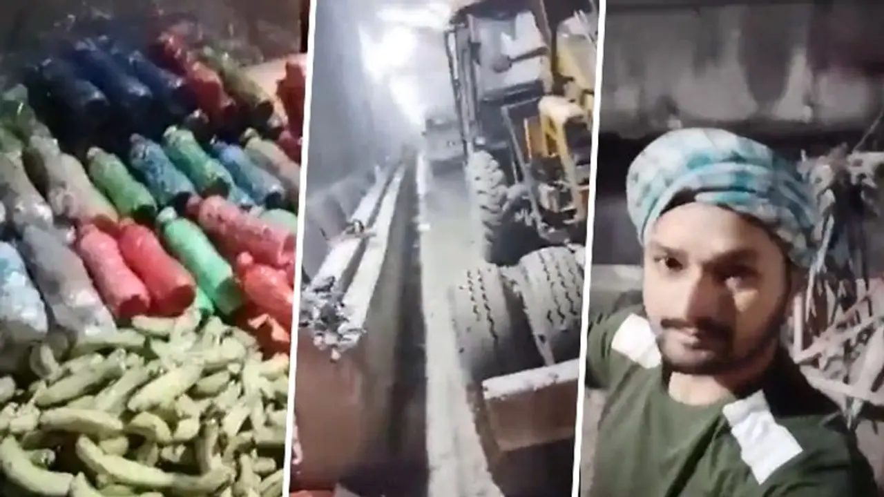 Viral Video: First glimpse of how 41 trapped workers survived inside Silkyara tunnel for 17 days (WATCH) Viral Video: First glimpse of how 41 trapped workers survived inside Silkyara tunnel for 17 days (WATCH)