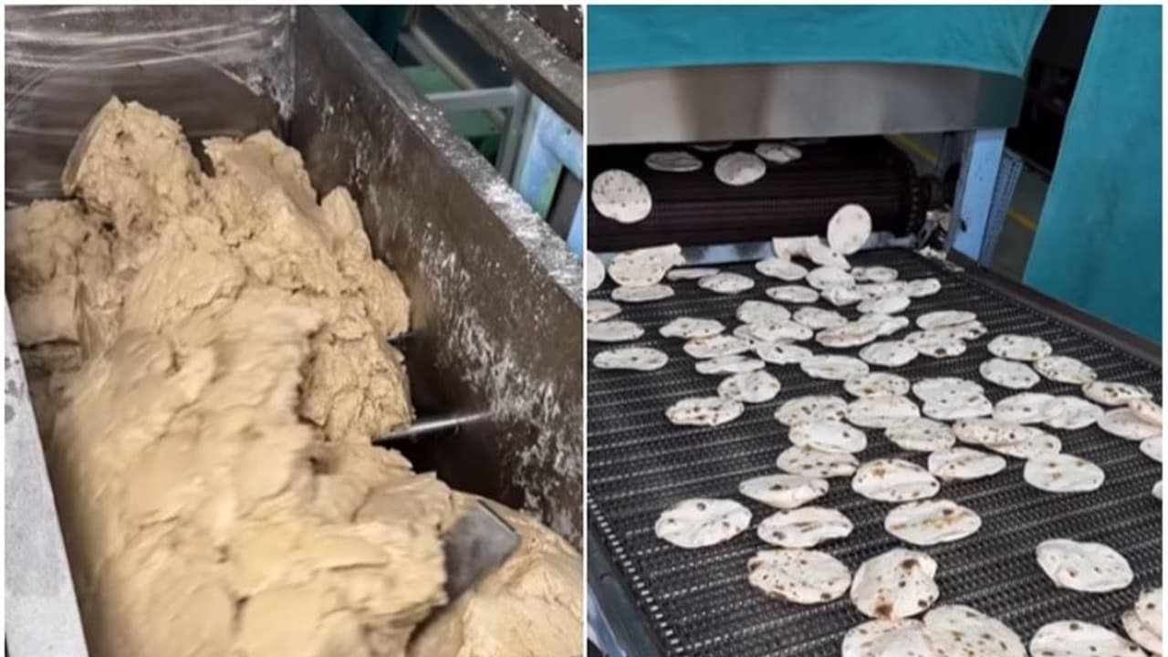 മെഷീനില്‍ ചപ്പാത്തിയുണ്ടാക്കുന്നത് കണ്ടിട്ടുണ്ടോ? വീഡിയോ കൗതുകമാകുന്നു...