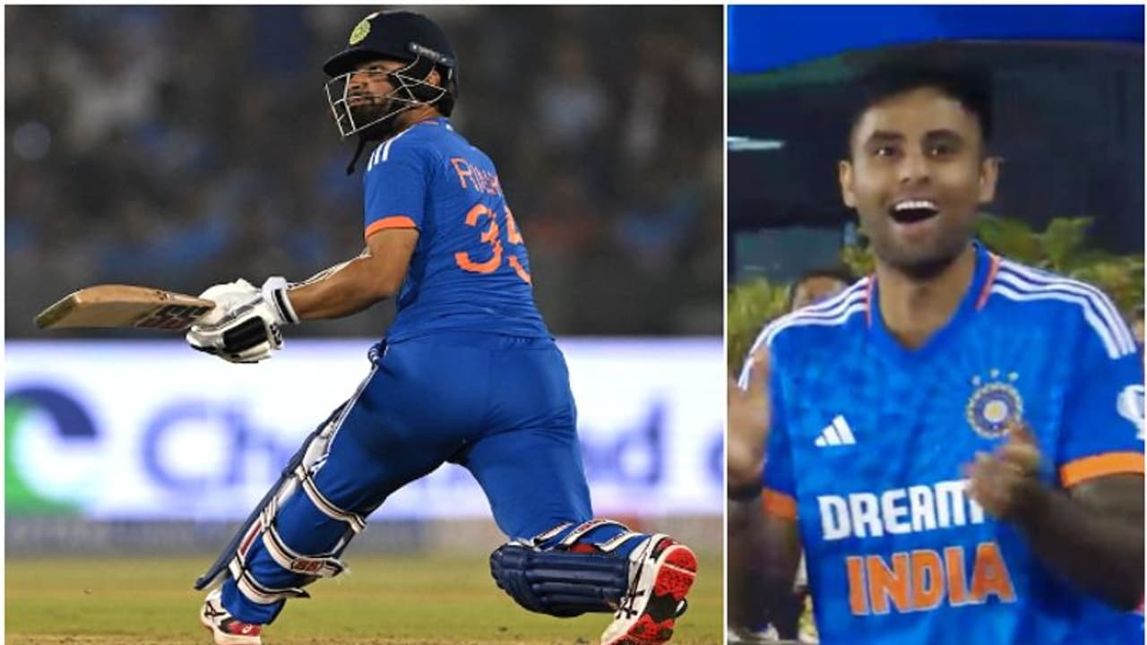 റിങ്കുവിന് സ്വിച്ച് ഹിറ്റും വശമുണ്ട്! ഷോട്ട് കണ്ട് ഇരിപ്പ് ഉറപ്പിക്കാനാവാതെ സൂര്യ; ചാടിയെഴുന്നേറ്റ് കയ്യടി