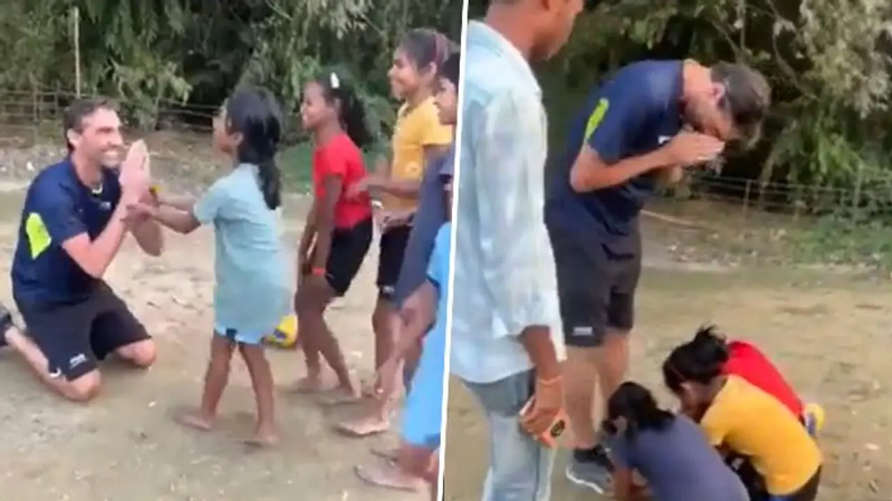 Viral Video: Brazilian volleyball star Giba's heartwarming interaction with kids in Assam wins hearts