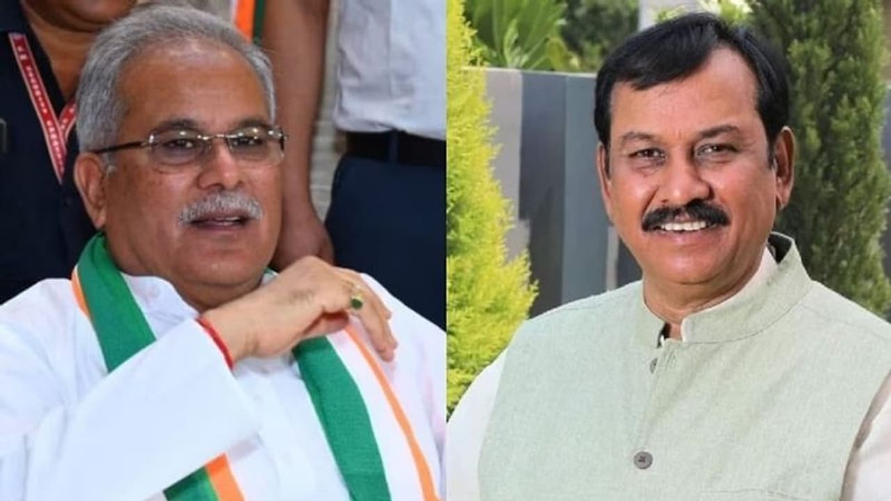 ಬ್ಯಾಟಲ್ ಆಫ್ ಬಘೇಲ್ಸ್: ಭೂಪೇಶ್ ವಿಜಯ್ ಬಘೇಲ್ ನಡುವೆ ಗೆಲುವಿಗಾಗಿ ಭರ್ಜರಿ ಫೈಟ್! ಬ್ಯಾಟಲ್ ಆಫ್ ಬಘೇಲ್ಸ್: ಭೂಪೇಶ್ ವಿಜಯ್ ಬಘೇಲ್ ನಡುವೆ ಗೆಲುವಿಗಾಗಿ ಭರ್ಜರಿ ಫೈಟ್!