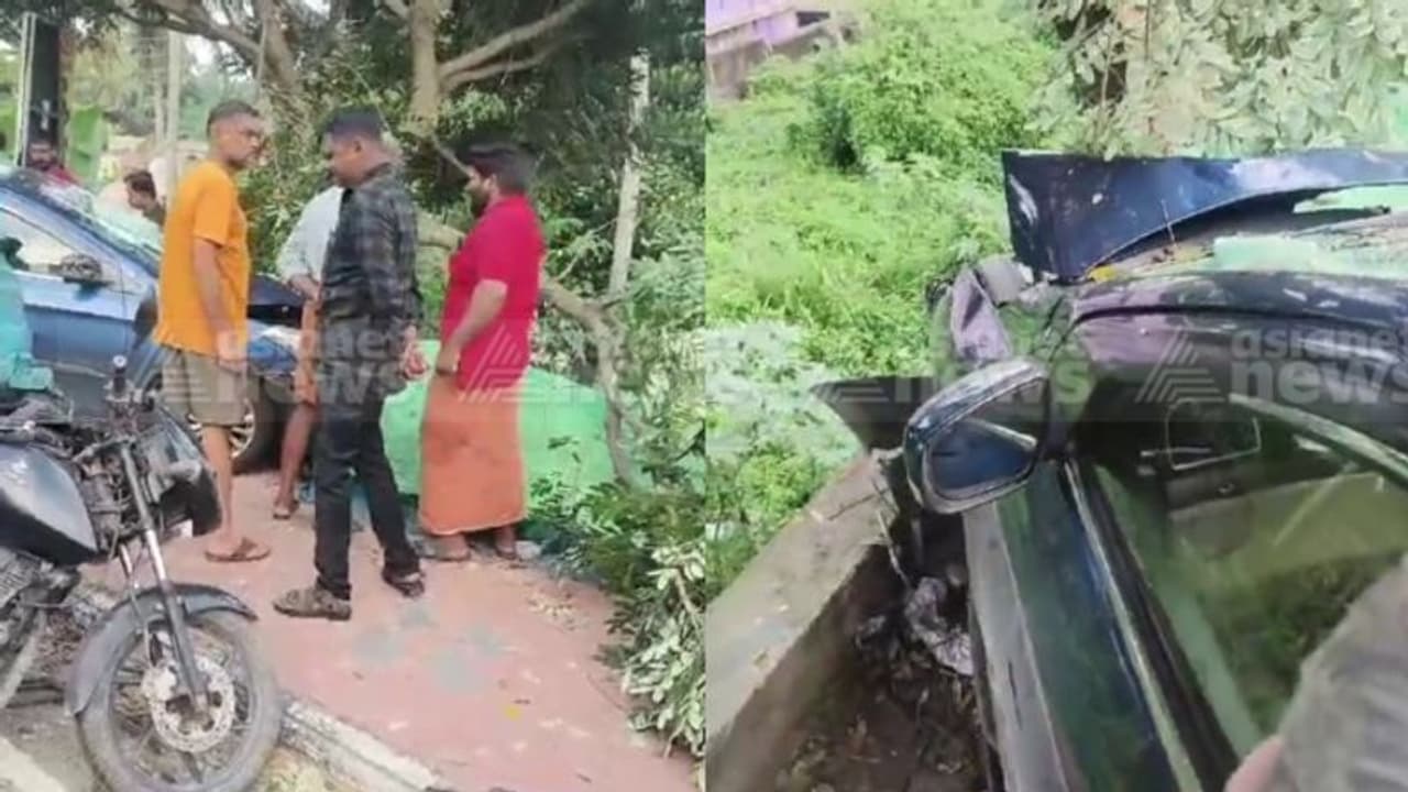 അയ്യപ്പ ഭക്തരുടെ കാറിടിച്ച് താഴ്ചയിലേക്ക് വീണു, ആരും കണ്ടില്ല; പ്രഭാതസവാരിക്കിറങ്ങിയ സുഹൃത്തുക്കൾ മരിച്ചു