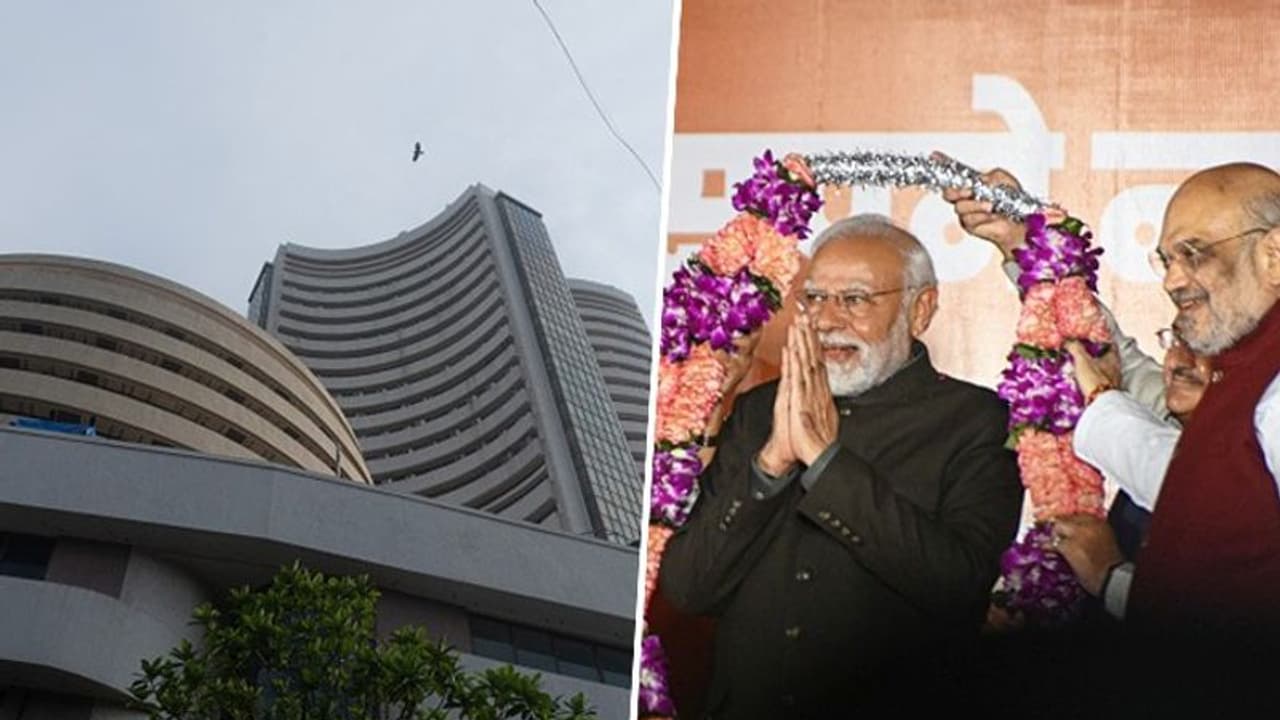 BJP's electoral triumph in 3 states propels markets to record highs, investors gain over Rs 4.97 lakh crore BJP's electoral triumph in 3 states propels markets to record highs, investors gain over Rs 4.97 lakh crore