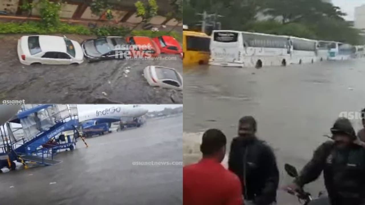 കനത്ത മഴയിൽ ചെന്നൈയിൽ രണ്ട് മരണം, കാറുകള് ഒഴുകിപ്പോയി, വിമാന സർവീസ് നിർത്തിവെച്ചു കനത്ത മഴയിൽ ചെന്നൈയിൽ രണ്ട് മരണം, കാറുകള് ഒഴുകിപ്പോയി, വിമാന സർവീസ് നിർത്തിവെച്ചു