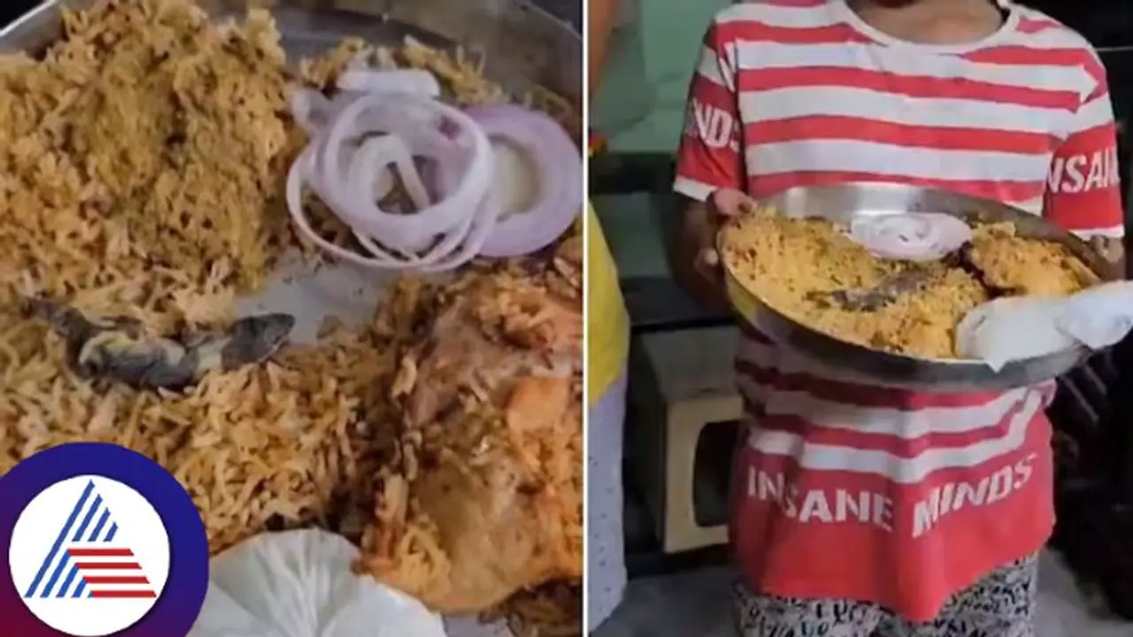 ಝೊಮೆಟೋದಲ್ಲಿ ಆರ್ಡರ್ ಮಾಡಿದ ಬಿರಿಯಾನಿಯಲ್ಲಿ ಸಿಕ್ತು ಸತ್ತ ಹಲ್ಲಿ! ಝೊಮೆಟೋದಲ್ಲಿ ಆರ್ಡರ್ ಮಾಡಿದ ಬಿರಿಯಾನಿಯಲ್ಲಿ ಸಿಕ್ತು ಸತ್ತ ಹಲ್ಲಿ!