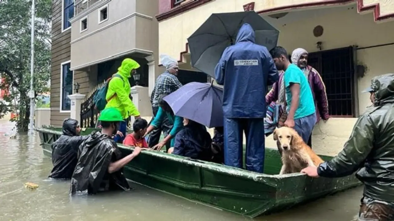 Cyclone Michaung: Indian Army in action, rescues Chennai residents amidst heavy rainfall and floods (WATCH)