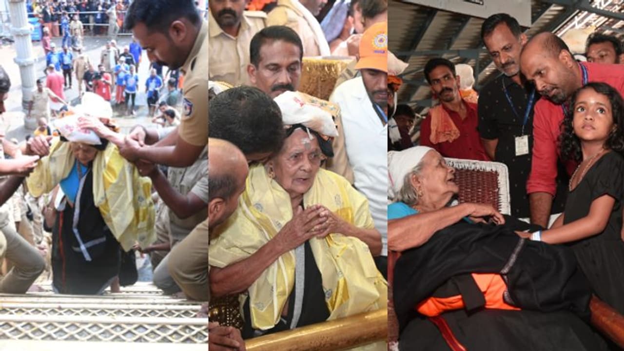 ഒന്നു മിണ്ടണം, അത്രയേ വേണ്ടൂ, ഞാൻ എന്റെ ഭഗവാനെ കണ്ണുനിറച്ചു കണ്ടു; കന്നി മാളികപ്പുറമായി നൂറിൽ പാറുക്കുട്ടിയമ്മ ഒന്നു മിണ്ടണം, അത്രയേ വേണ്ടൂ, ഞാൻ എന്റെ ഭഗവാനെ കണ്ണുനിറച്ചു കണ്ടു; കന്നി മാളികപ്പുറമായി നൂറിൽ പാറുക്കുട്ടിയമ്മ