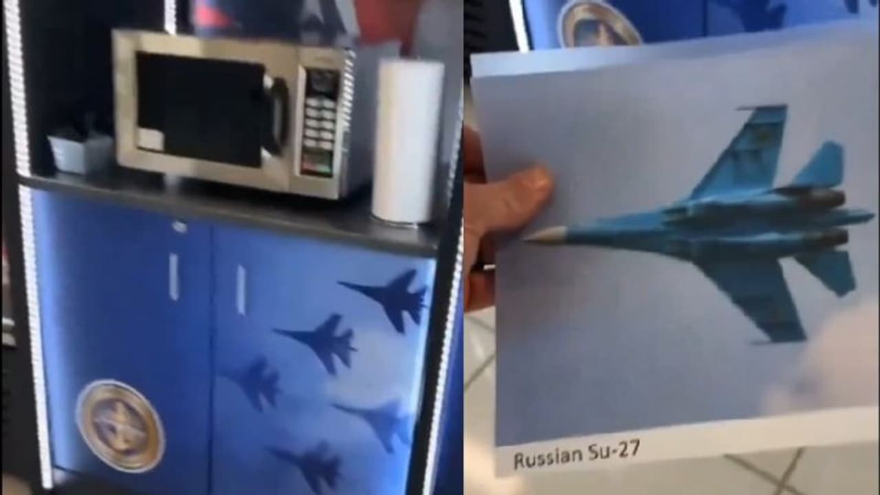 Charleston Air Base's cafeteria poster blunder: Russian fighter jets featured instead of American aircrafts