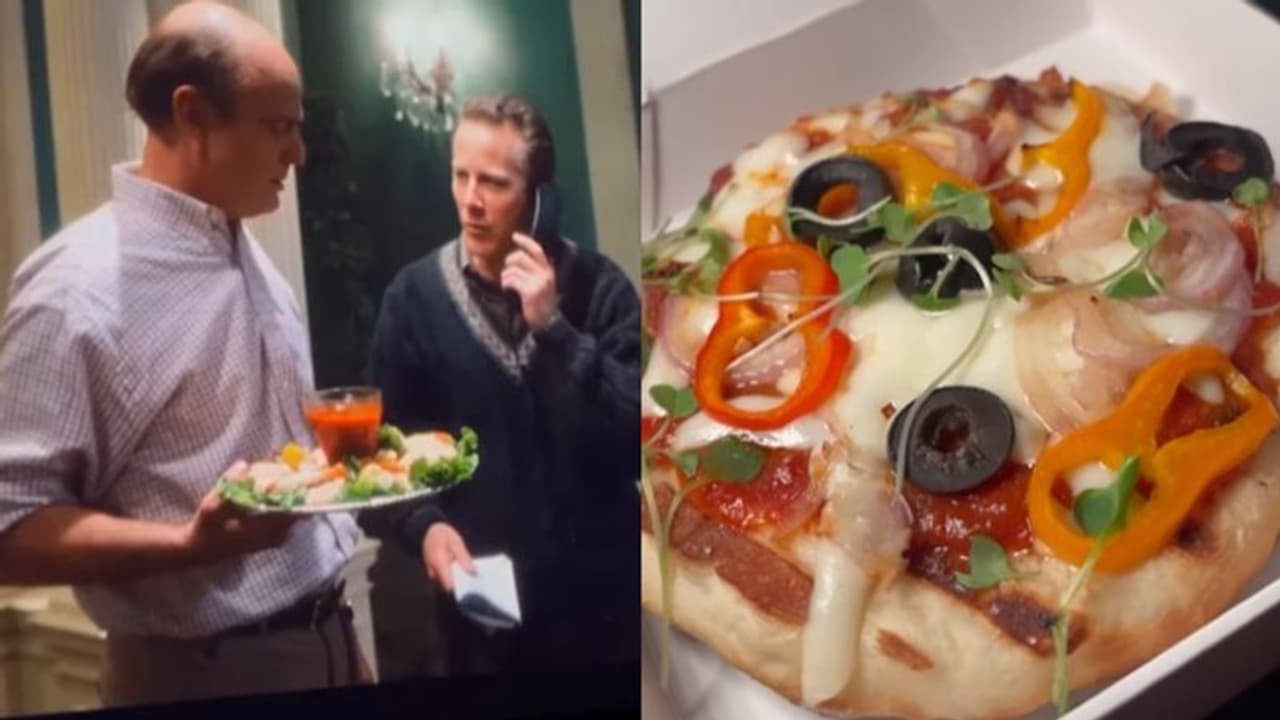 സിനിമയില്‍ കാണിക്കുന്ന ഭക്ഷണം ലൈവ് ആയി കയ്യില്‍ കിട്ടിയാലോ? വൈറലായി വീഡിയോ