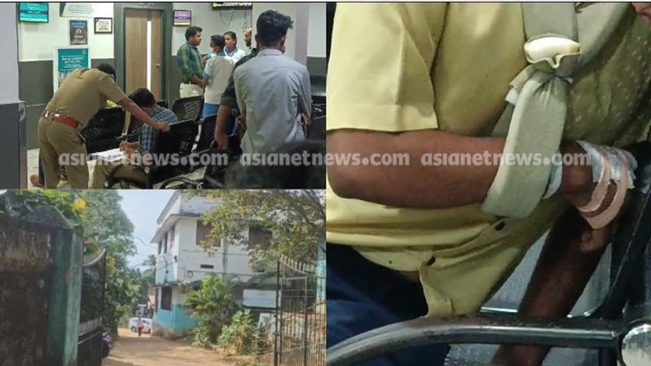 സ്കൂളിനുള്ളിൽ പ്ലസ്ടു പ്ലസ് വൺ വിദ്യാർത്ഥികൾ തമ്മിൽ പൊരിഞ്ഞ അടി; പിടിച്ചുമാറ്റാൻ ശ്രമിച്ച അധ്യാപകന് പരിക്ക് സ്കൂളിനുള്ളിൽ പ്ലസ്ടു പ്ലസ് വൺ വിദ്യാർത്ഥികൾ തമ്മിൽ പൊരിഞ്ഞ അടി; പിടിച്ചുമാറ്റാൻ ശ്രമിച്ച അധ്യാപകന് പരിക്ക്