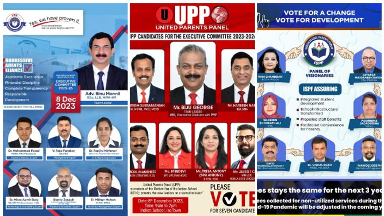 പരാതികളും കുറവുകളും പരിഹരിക്കും; ഇന്ത്യന് സ്കൂളിലെ അധ്യാപന നിലവാരം ഉയര്ത്തുമെന്ന് മൂന്ന് പാനലുകളും പരാതികളും കുറവുകളും പരിഹരിക്കും; ഇന്ത്യന് സ്കൂളിലെ അധ്യാപന നിലവാരം ഉയര്ത്തുമെന്ന് മൂന്ന് പാനലുകളും