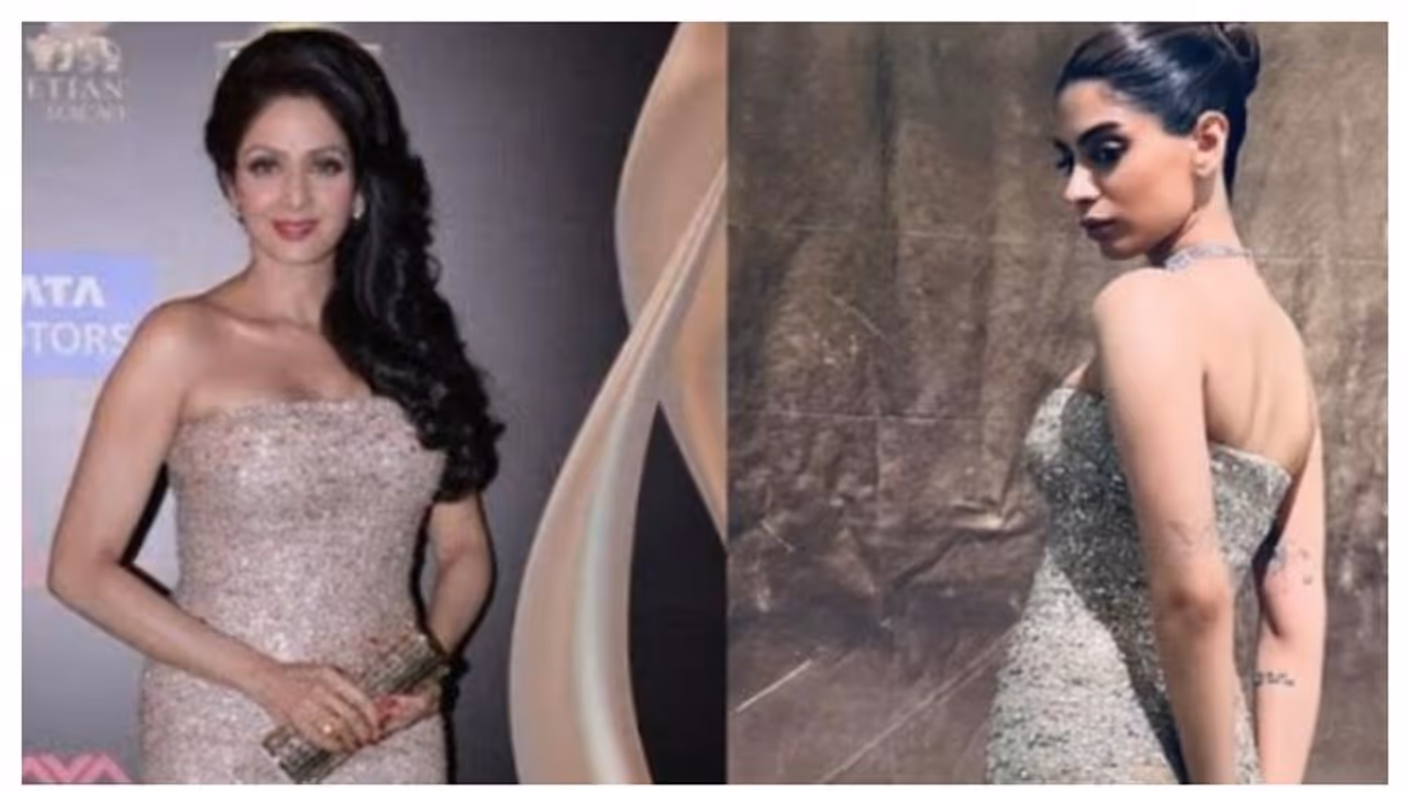 'The Archies' premiere: Khushi Kapoor dons mother Sridevi's iconic Kaufman Franco dress; take a look 'The Archies' premiere: Khushi Kapoor dons mother Sridevi's iconic Kaufman Franco dress; take a look